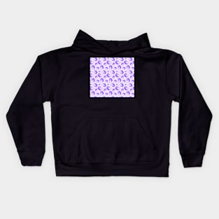 Lilac dolphins Kids Hoodie